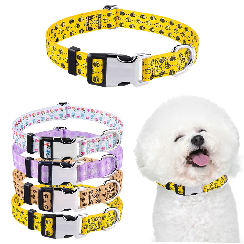 Dog Collars For Small Medium Large Dogs Pet Puppy Cat PolyesterTraining Collar Cute Pet Supplies Dog Accessories Wholesale
Dog Collars For Small Medium Large Dogs Pet Puppy Cat PolyesterTraining Collar Cute Pet Supplies Dog Accessories Wholesale