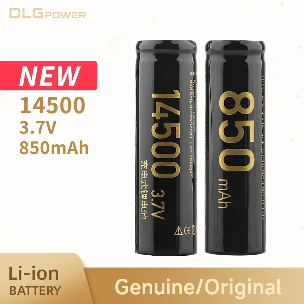 Литий-ионный перезаряжаемый аккумулятор DLGPOWER 14500 в 3 7 мАч литиевая батарея для