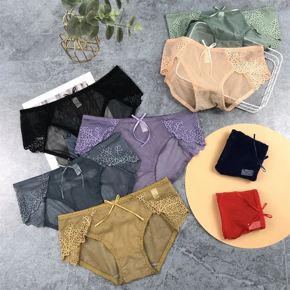 Fashion Women's Sexy Lace Panties Japanese Comfortable Solid Underwear for Girl Middle Waist Lingerie Female Lingerie Sexy
Fashion Women's Sexy Lace Panties Japanese Comfortable Solid Underwear for Girl Middle Waist Lingerie Female Lingerie Sexy