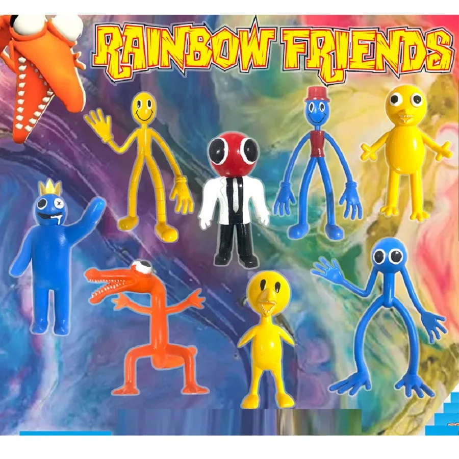 6/8/12Pcs/set 2022 Rainbow Friends Figures Anime Model Dolls Anime Figure Horror Games Car Cake Decoration Children Toys Gift
6/8/12Pcs/set 2022 Rainbow Friends Figures Anime Model Dolls Anime Figure Horror Games Car Cake Decoration Children Toys Gift
