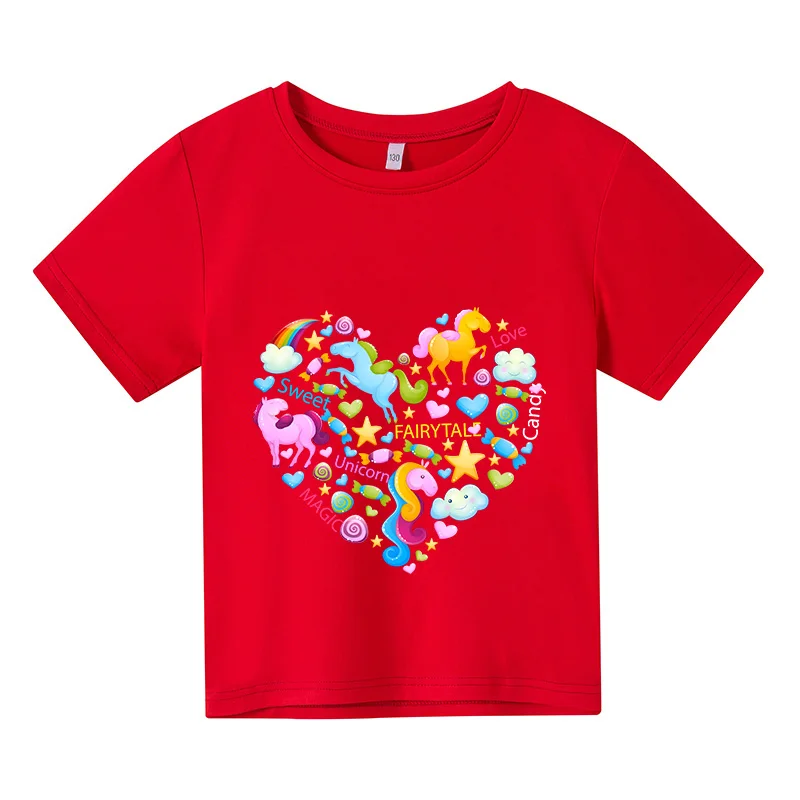 Children's unicorn T-shirt summer new cartoon T-shirt shorts boys and girls outdoor printing T-shirt cute girl T-shirt shorts
Children's unicorn T-shirt summer new cartoon T-shirt shorts boys and girls outdoor printing T-shirt cute girl T-shirt shorts