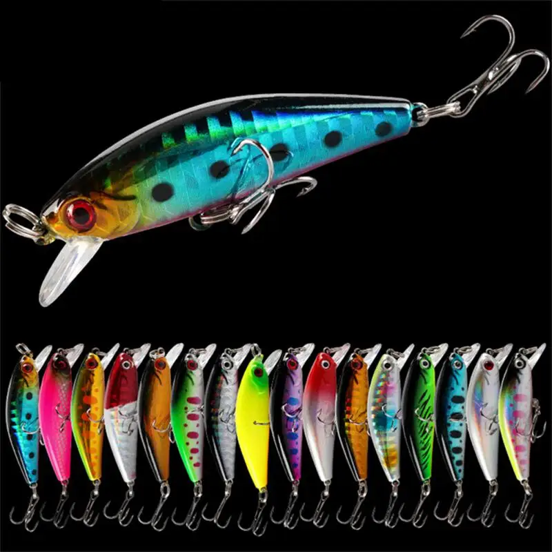 Minnow Fishing Lures 55mm 6g Slowly Sinking Wobblers Artificial Hard Bait Bass Pike Carp Crankbait Winter Fishing Tackle
Minnow Fishing Lures 55mm 6g Slowly Sinking Wobblers Artificial Hard Bait Bass Pike Carp Crankbait Winter Fishing Tackle