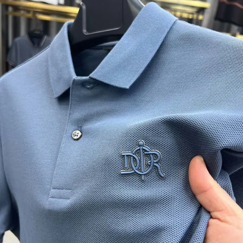 100% Cotton High End Brand Men's Polo Shirt Lapel Embroidered Short Sleeve Korean Fashion Clothing 2023Summer New Men's T-shirt
100% Cotton High End Brand Men's Polo Shirt Lapel Embroidered Short Sleeve Korean Fashion Clothing 2023Summer New Men's T-shirt