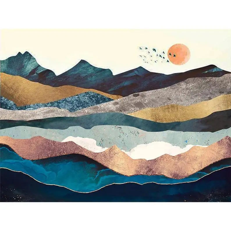 Sunset Mountains 5D DIY Full diamond painting quality art kits cross stitch home decor gift wall art
Sunset Mountains 5D DIY Full diamond painting quality art kits cross stitch home decor gift wall art