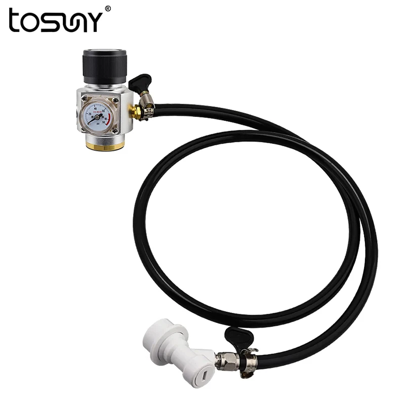 Sodastream CO2 Mini Gas Charger 0-90 PSI Gauge for Soda Water Beer Kegerator Home Brew CO2 Regulator Charger Kit Homebrew
Sodastream CO2 Mini Gas Charger 0-90 PSI Gauge for Soda Water Beer Kegerator Home Brew CO2 Regulator Charger Kit Homebrew