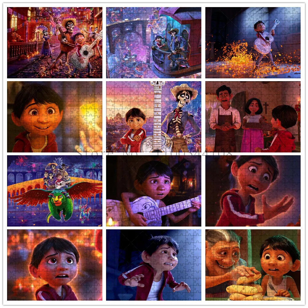 Disney Classic Movie COCO Jigsaw Puzzles Kids Educational Toy 300/500/1000 Pieces Puzzle for Adults Diy Intellectual Game Gift
Disney Classic Movie COCO Jigsaw Puzzles Kids Educational Toy 300/500/1000 Pieces Puzzle for Adults Diy Intellectual Game Gift