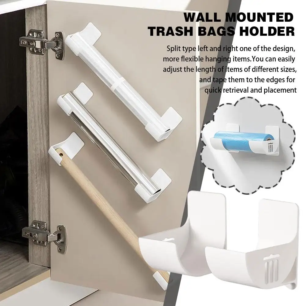 2 Pair Garbage Bag Storage Wall Mounted Trash Bags Holder Organizer Plastic Bag Film Container Dispenser For Kitchen Shelf D3L3
2 Pair Garbage Bag Storage Wall Mounted Trash Bags Holder Organizer Plastic Bag Film Container Dispenser For Kitchen Shelf D3L3