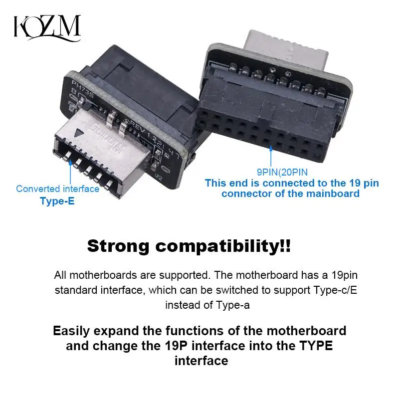 Адаптер передней панели USB Type-E «мама»-USB 3,0, 19-контактный «папа», адаптер, внутренний вертикальный заголовок, разделитель для материнской платы типа C
Адаптер передней панели USB Type-E «мама»-USB 3,0, 19-контактный «папа», адаптер, внутренний вертикальный заголовок, разделитель для материнской платы типа C