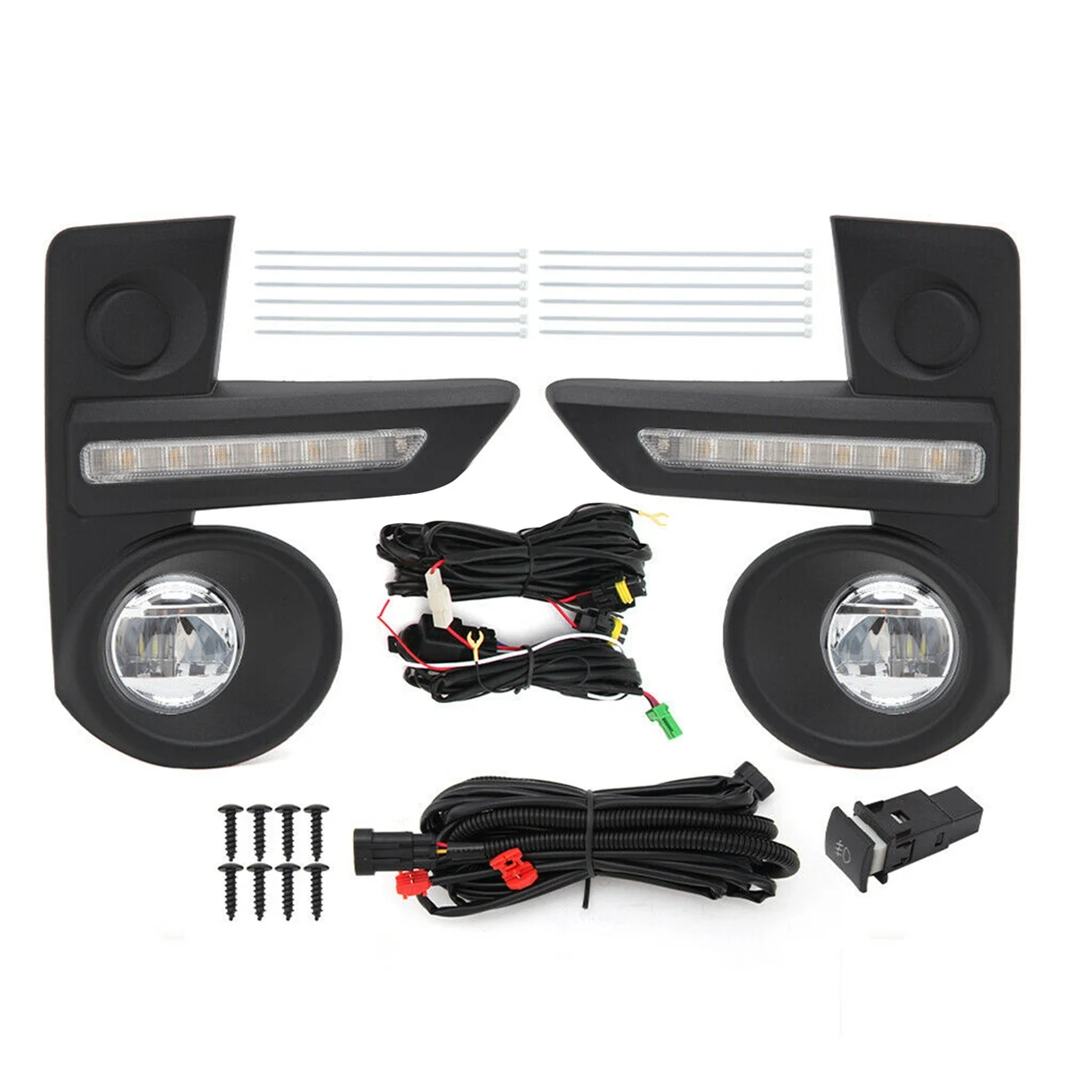 Car LED DRL Fog Lamp Assembly Daytime Running Light for Raize 2020
Car LED DRL Fog Lamp Assembly Daytime Running Light for Raize 2020