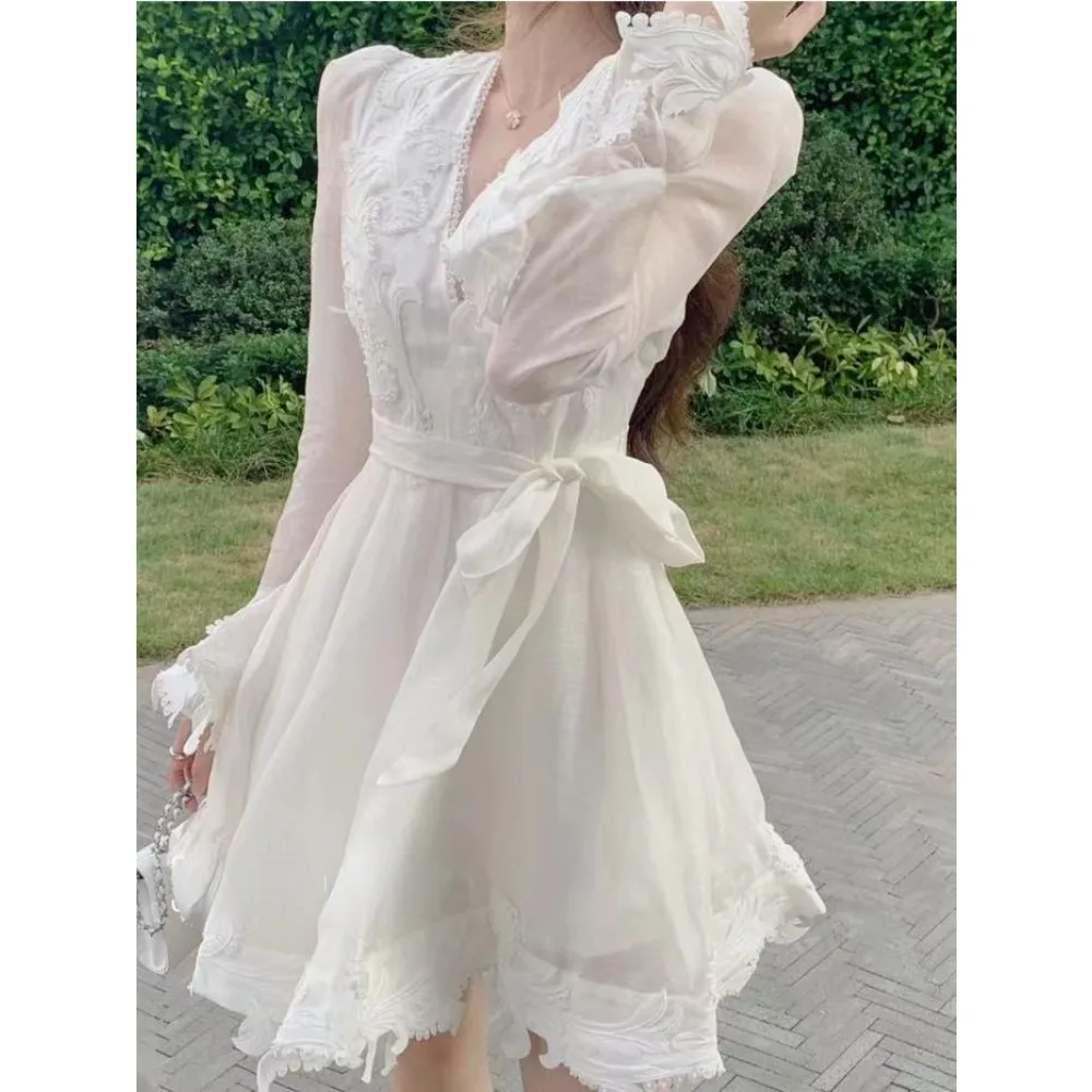 2023 Spring Autumn New Solid Simple White Dresses Women Formal Occasion Temperament Commuter Long Elegant Prom Dress A031030
2023 Spring Autumn New Solid Simple White Dresses Women Formal Occasion Temperament Commuter Long Elegant Prom Dress A031030