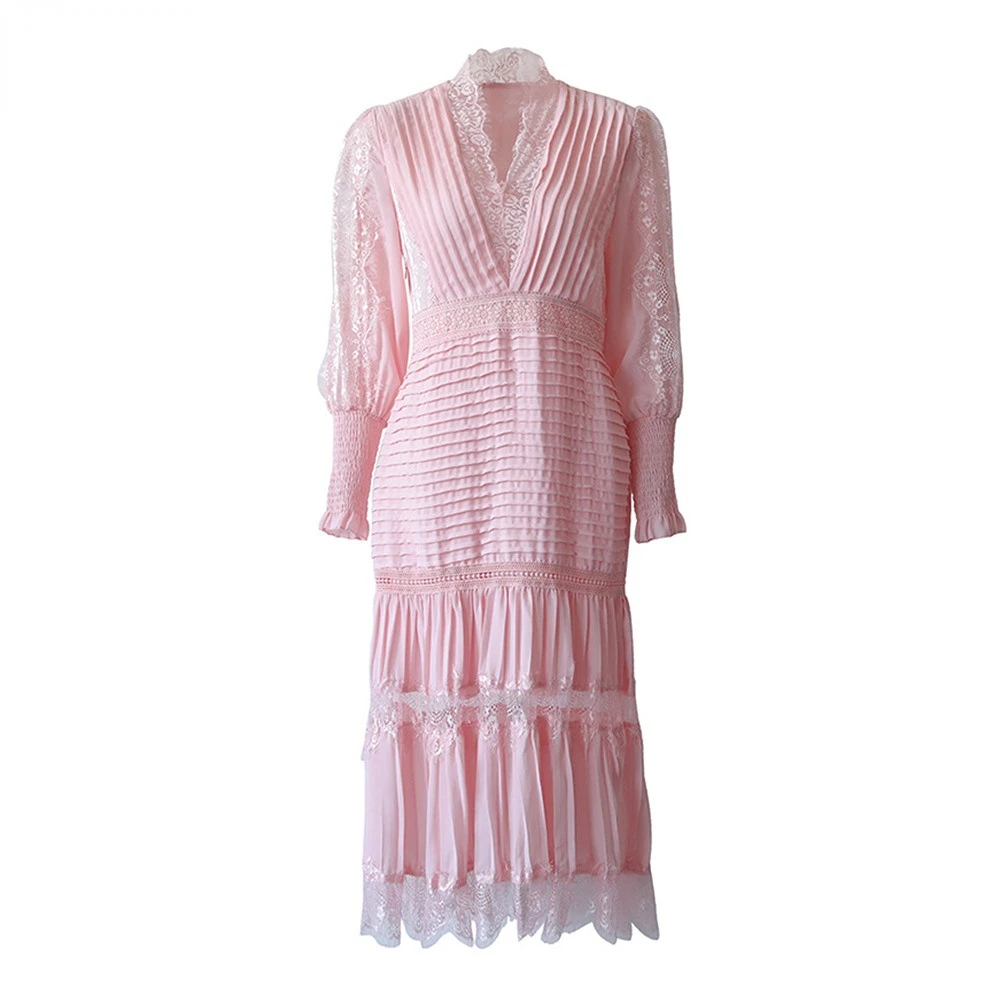 Dresses For Women 2023 Summer Runway Luxury Brand Evening Party Spring V-neck Lace Lantern Sleeve Ruched Slim Elegant Dresses
Dresses For Women 2023 Summer Runway Luxury Brand Evening Party Spring V-neck Lace Lantern Sleeve Ruched Slim Elegant Dresses