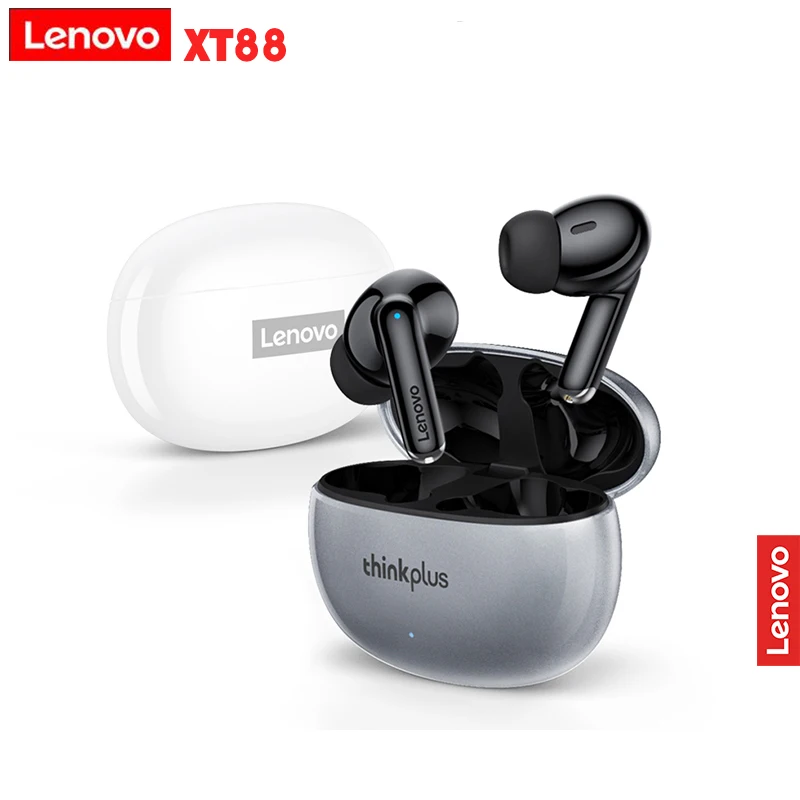 Lenovo XT88 TWS Wireless Earbuds Bluetooth 5.1 Headphone Noise Reduction Bass Touch Control Sport Waterproof Earphone with Mic
Lenovo XT88 TWS Wireless Earbuds Bluetooth 5.1 Headphone Noise Reduction Bass Touch Control Sport Waterproof Earphone with Mic