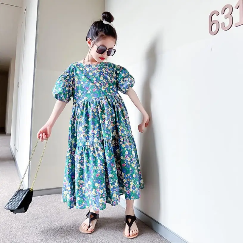 Children Print Dress Summer New Short Sleeve Floral Fashion Dress Kids Princess Dress Children Vestidos Dress Cotton Wz782
Children Print Dress Summer New Short Sleeve Floral Fashion Dress Kids Princess Dress Children Vestidos Dress Cotton Wz782