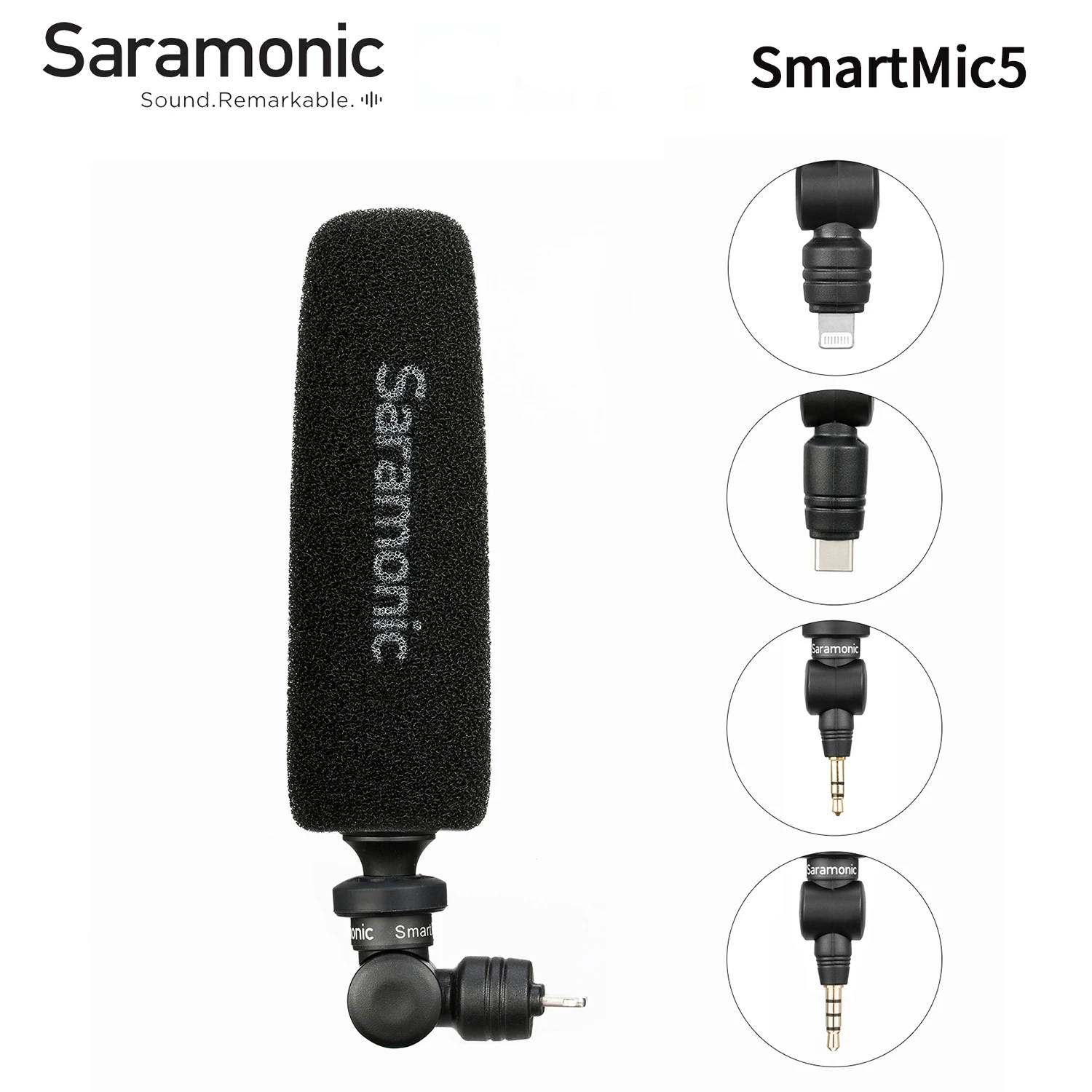 Микрофон Saramonic SmartMic5 Mini Plug Play, конденсаторный микрофон для ПК, iPhone, Android, камеры, видеокамеры, потоковой Youtube 
Микрофон Saramonic SmartMic5 Mini Plug Play, конденсаторный микрофон для ПК, iPhone, Android, камеры, видеокамеры, потоковой Youtube