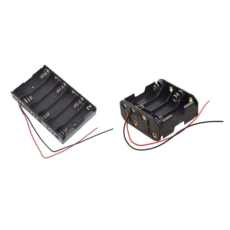 1 Pcs Aa Cells Battery (12V) Clip Holder Box Case & 6 Pcs 1.5V AA 2A CELL Battery Batteries Holder Storage Box
1 Pcs Aa Cells Battery (12V) Clip Holder Box Case & 6 Pcs 1.5V AA 2A CELL Battery Batteries Holder Storage Box