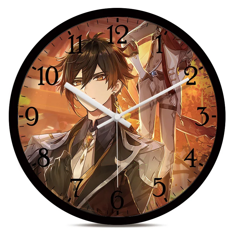 Game Genshin Impact Zhong Li Klee Xiao Decorative Clock Student Project HuTao KeQing Wall Silent clock Game Themed Characters
Game Genshin Impact Zhong Li Klee Xiao Decorative Clock Student Project HuTao KeQing Wall Silent clock Game Themed Characters