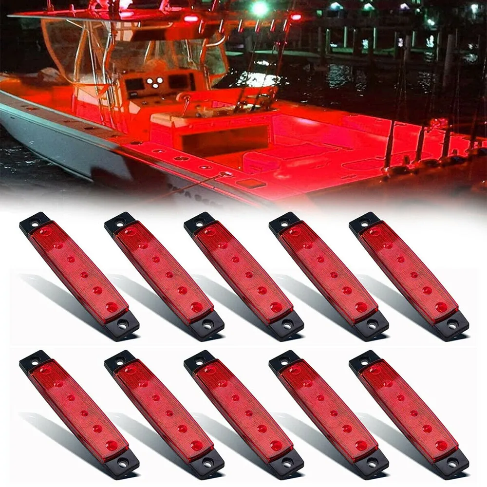 10Pcs 4Pcs DC12V Car Navigation Lights Waterproof Anti-Collision ABS Plastic Dustproof Exterior Parts Marine Boat Auto Indicato
10Pcs 4Pcs DC12V Car Navigation Lights Waterproof Anti-Collision ABS Plastic Dustproof Exterior Parts Marine Boat Auto Indicato