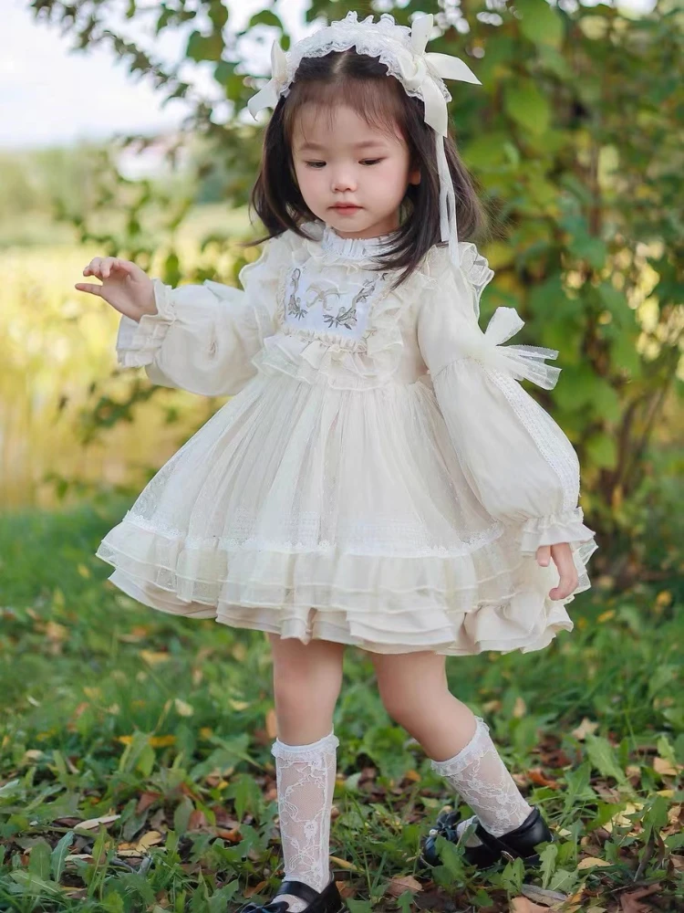 Детское платье принцессы в испанском стиле "Лолита" честь первого дня