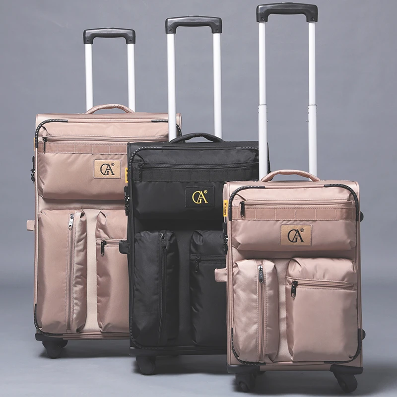 Ultralight Rolling Luggage New 20/24/28 inch Trolley Travel bag zipper Scratch resistant suitcase boarding box brand Suitcase
Ultralight Rolling Luggage New 20/24/28 inch Trolley Travel bag zipper Scratch resistant suitcase boarding box brand Suitcase