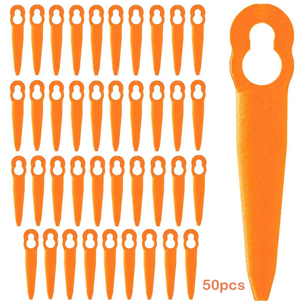 50Pcs Lawn Trimmer Replacement Blades For FSA 45 Cordless Grass Trimmer Lawn Mower Plastic Cutter Blades
50Pcs Lawn Trimmer Replacement Blades For FSA 45 Cordless Grass Trimmer Lawn Mower Plastic Cutter Blades