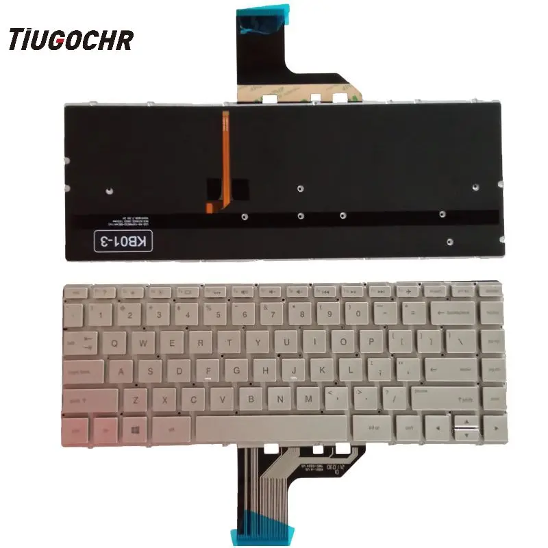 Новая серебряная клавиатура HP Spectre x360 HP 13-AC 13-W 13-AP 13-AE TPN-Q199 X31 с подсветкой US
Новая серебряная клавиатура HP Spectre x360 HP 13-AC 13-W 13-AP 13-AE TPN-Q199 X31 с подсветкой US