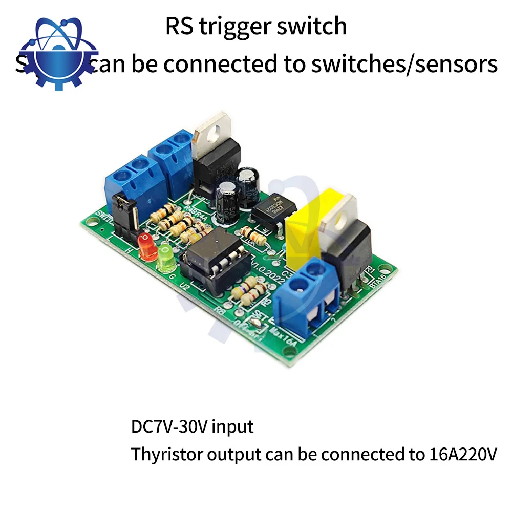7V-30V SCR Thyristor Output Type Double Key Switch On Off Single Rs Trigger Module Lock Unlock Start Stop Board for Water level
7V-30V SCR Thyristor Output Type Double Key Switch On Off Single Rs Trigger Module Lock Unlock Start Stop Board for Water level