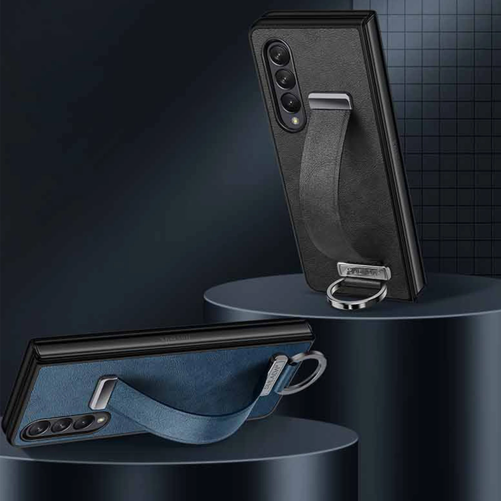 Slim Leather Case for Samsung Galaxy Z Fold Flip 3 4 with Wristband Hand Strap Kickstand Metal Ring Camera Lens Protection 2022
Slim Leather Case for Samsung Galaxy Z Fold Flip 3 4 with Wristband Hand Strap Kickstand Metal Ring Camera Lens Protection 2022