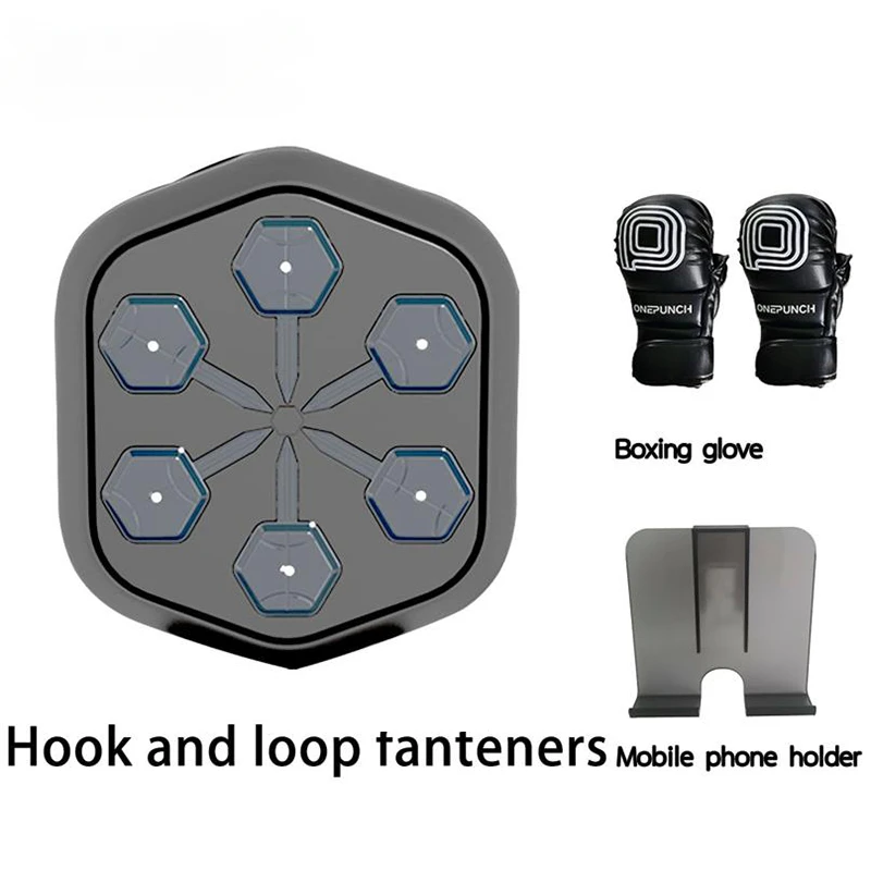 Electronic intelligent music boxing machine trainer light rhythm music boxing wall target hanging type
Electronic intelligent music boxing machine trainer light rhythm music boxing wall target hanging type