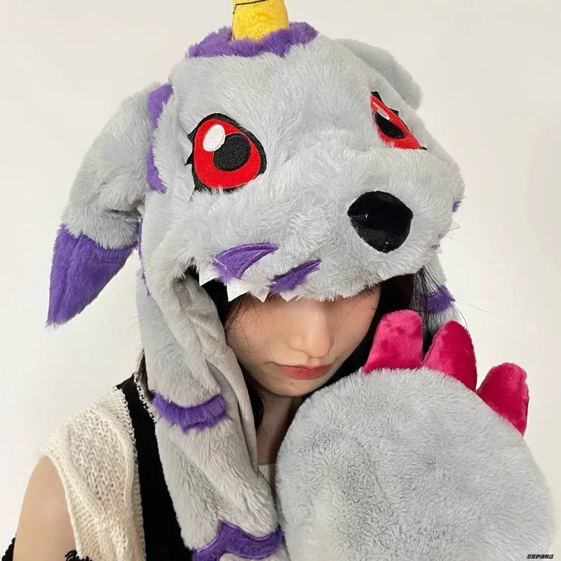 Оригинальная японская Кепка Digimon Приключения Kawaii Gabumon Plushie, плюшевая шапка с зажимом, сохраняющая тепло шапка, уши вверх, украшение для головы для девочек
Оригинальная японская Кепка Digimon Приключения Kawaii Gabumon Plushie, плюшевая шапка с зажимом, сохраняющая тепло шапка, уши вверх, украшение для головы для девочек