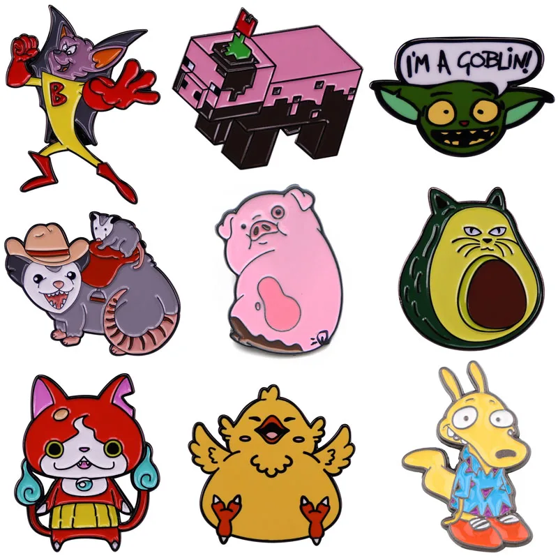 LB3125 Pink Pig Funny Animal Enamel Pins Collections Cartoon 90s Jewelry Brooches Denim Shirt Collar Badge Lapel Friends Gifts
LB3125 Pink Pig Funny Animal Enamel Pins Collections Cartoon 90s Jewelry Brooches Denim Shirt Collar Badge Lapel Friends Gifts