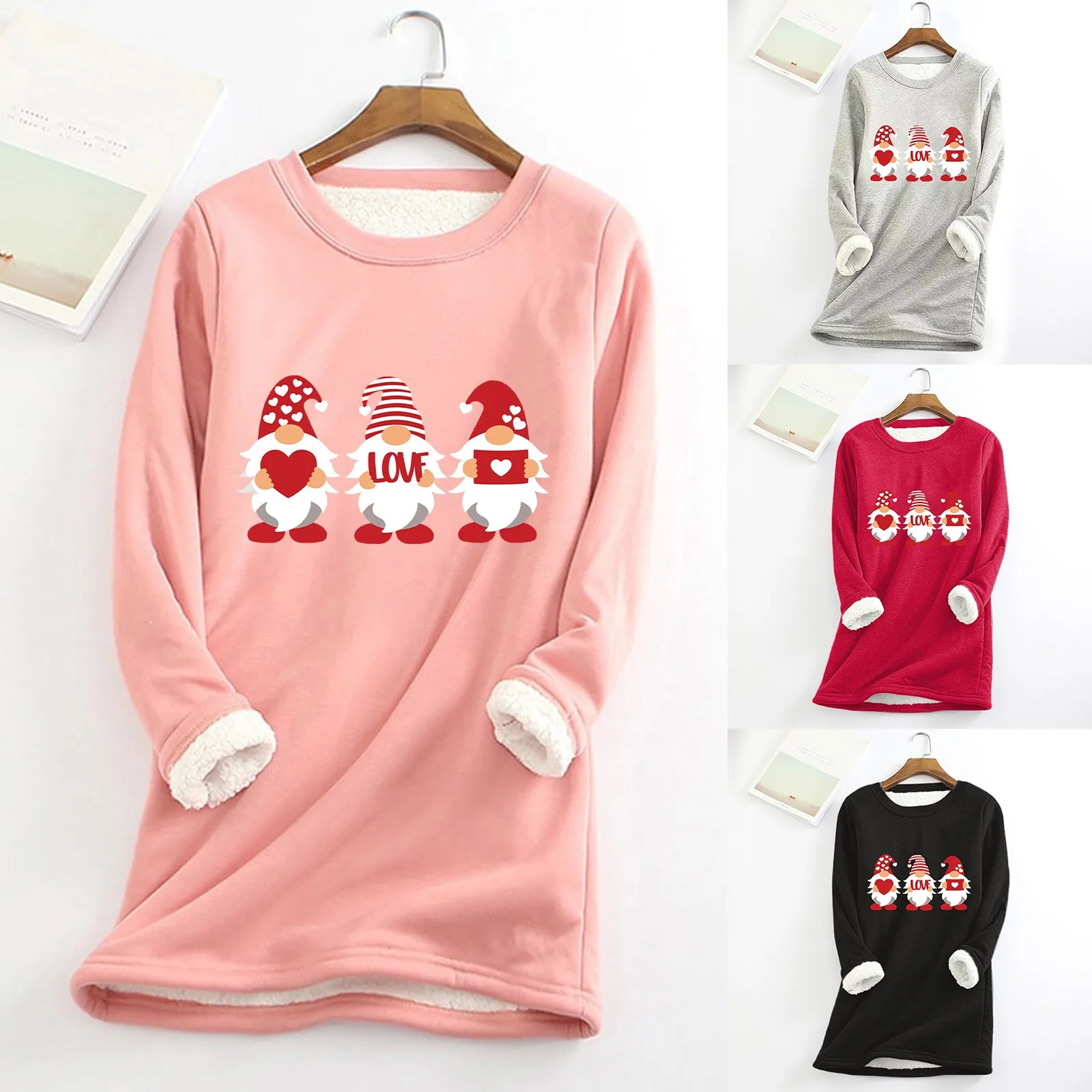 Женские осенне-зимние свободные топы с принтом, утепленная и Флисовая теплая рубашка, мешковатая толстовка, комплект с капюшоном для женщин
Женские осенне-зимние свободные топы с принтом, утепленная и Флисовая теплая рубашка, мешковатая толстовка, комплект с капюшоном для женщин