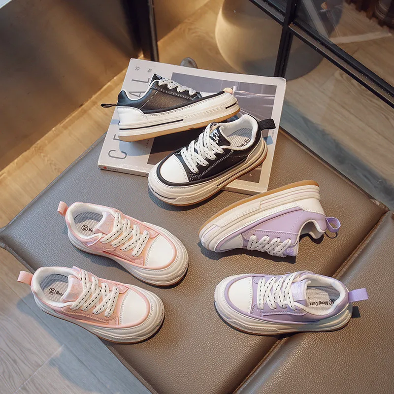 Обувь для девочек; Сезон весна-осень; Новинка 2023 года; Тонкие туфли на толстой подошве; Детская повседневная обувь; Однотонная спортивная об...
Обувь для девочек; Сезон весна-осень; Новинка 2023 года; Тонкие туфли на толстой подошве; Детская повседневная обувь; Однотонная спортивная об...