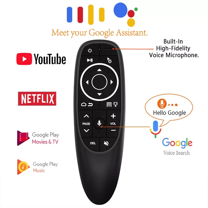 NEW2023 G10S Air Mouse Voice Control Met Gyro Sensing Game 2.4Ghz Wireless Smart Remote G10 Pro Voor Max a95X F3 Android Tv Bo
NEW2023 G10S Air Mouse Voice Control Met Gyro Sensing Game 2.4Ghz Wireless Smart Remote G10 Pro Voor Max a95X F3 Android Tv Bo