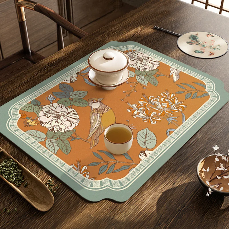 Kitchen Stove Suction Table Draining Pad Diatom Mud Diatom Mud Soft Pad Sink Vanity Pad Splash Control Water 
Kitchen Stove Suction Table Draining Pad Diatom Mud Diatom Mud Soft Pad Sink Vanity Pad Splash Control Water