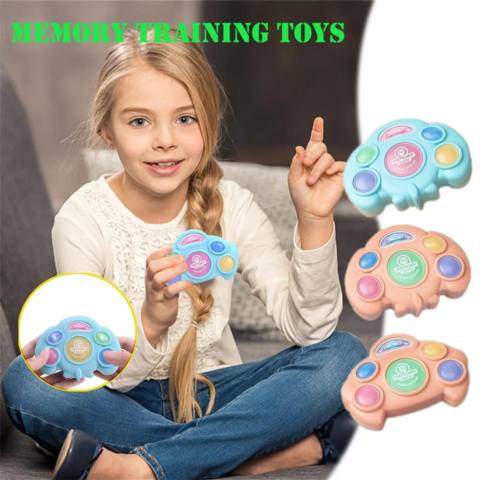 Memory Training Game For Kids Handheld Electronic Memory Game With Lights And Sounds Memorizing Toy Learning
Memory Training Game For Kids Handheld Electronic Memory Game With Lights And Sounds Memorizing Toy Learning