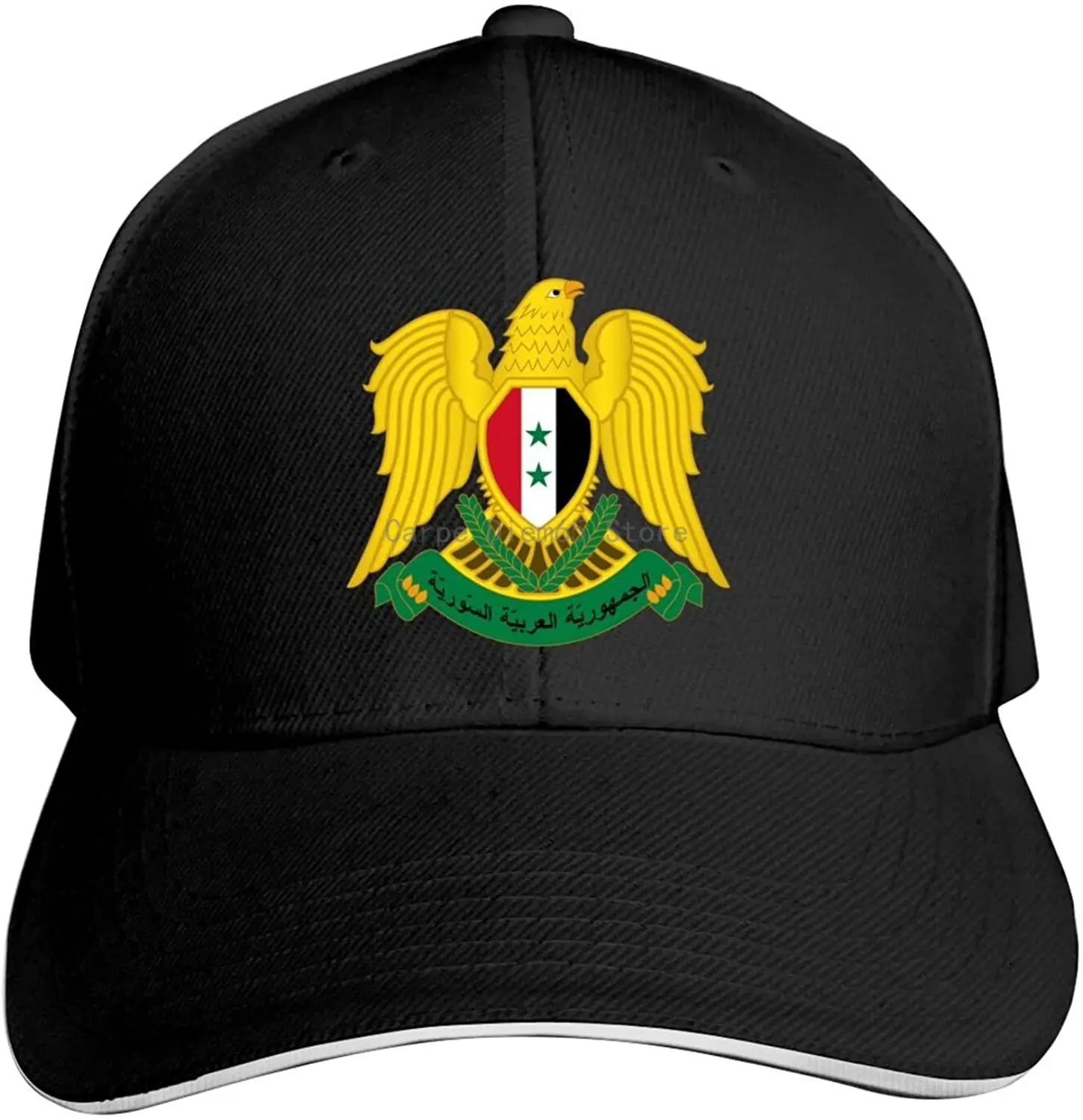 Unisex Coat of arms of Syria Baseball Cap Flag Trucker Cap Classic Adjustable Sandwich Hat Black
Unisex Coat of arms of Syria Baseball Cap Flag Trucker Cap Classic Adjustable Sandwich Hat Black