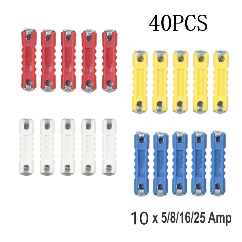 40 Pcs Fuse Tube Kit Ceramic Continental Car Fuse Torpedo Classic Car Fuse Kit Automobile Fuse Tube 25mm Length
40 Pcs Fuse Tube Kit Ceramic Continental Car Fuse Torpedo Classic Car Fuse Kit Automobile Fuse Tube 25mm Length
