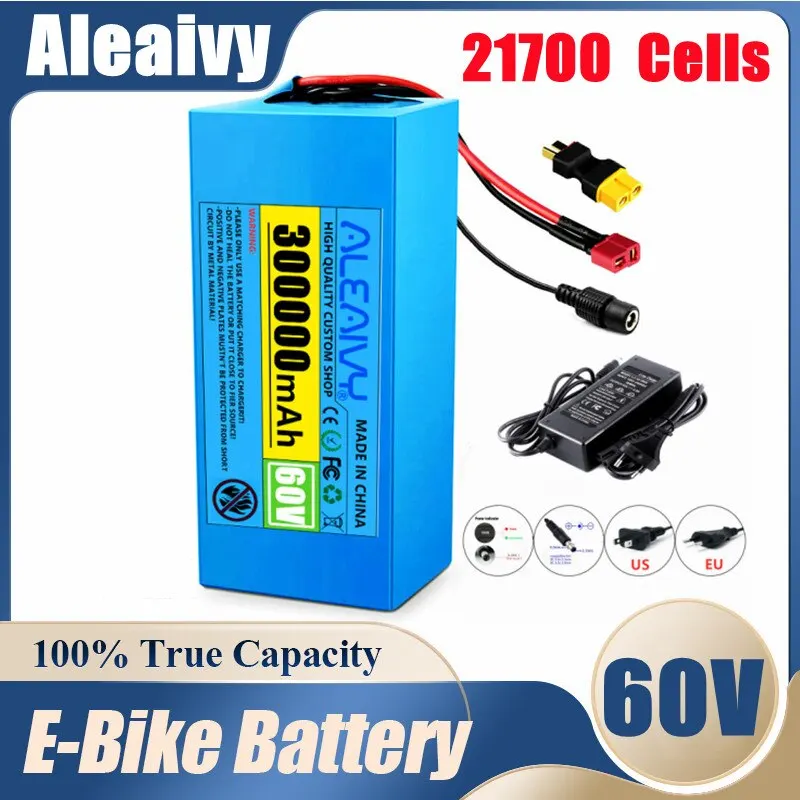 60v 20Ah 21700 16s4p Lithium Ion Li-ion Battery 67.2V 1000w 2000w Rechargeable E Bike Scooter Pack
60v 20Ah 21700 16s4p Lithium Ion Li-ion Battery 67.2V 1000w 2000w Rechargeable E Bike Scooter Pack