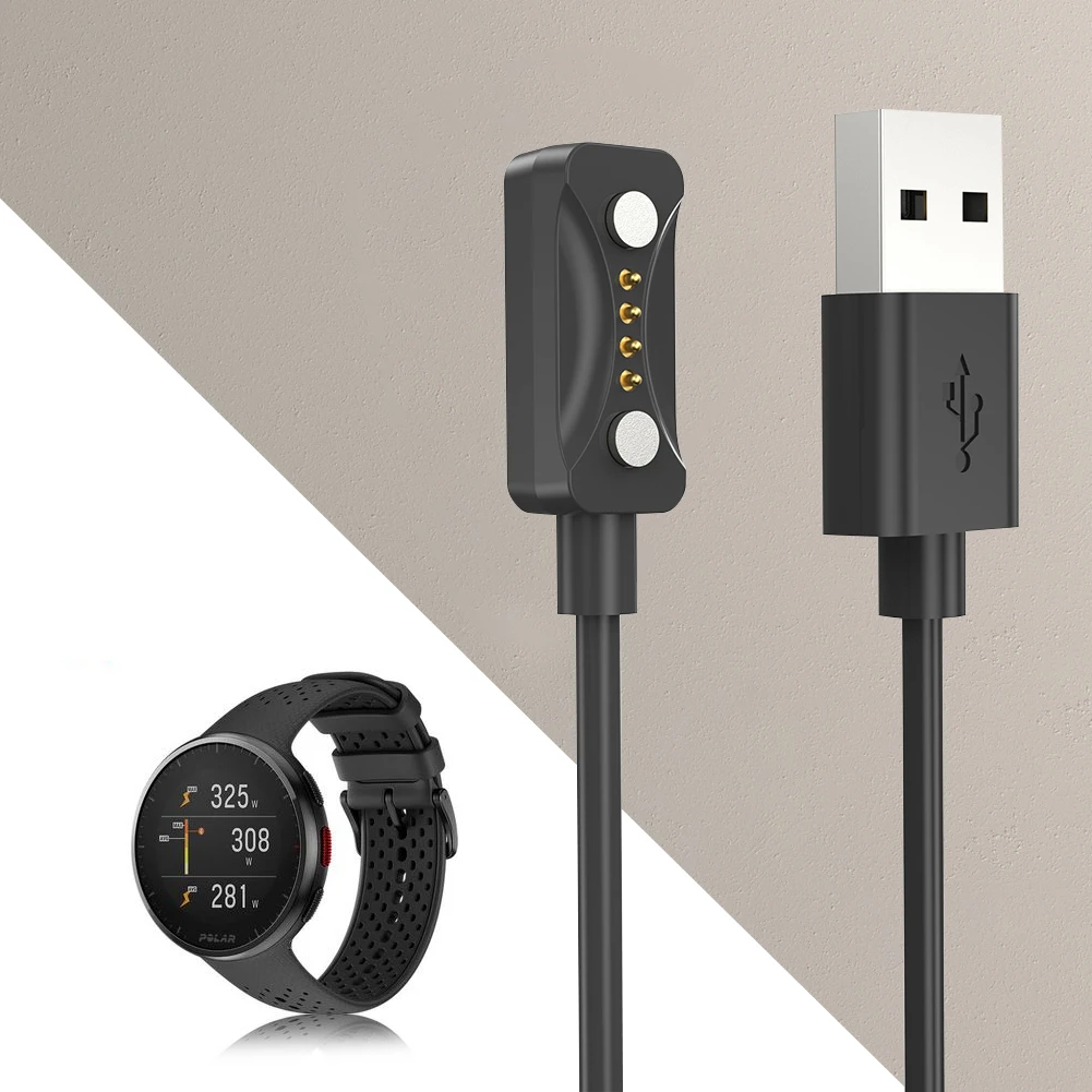 1 м Замена адаптера зарядного устройства 5 в USB шнур зарядного устройства Аксессуары для умных часов Магнитный всасывающий зарядный провод для Polar Pacer / Pro 
1 м Замена адаптера зарядного устройства 5 в USB шнур зарядного устройства Аксессуары для умных часов Магнитный всасывающий зарядный провод для Polar Pacer / Pro