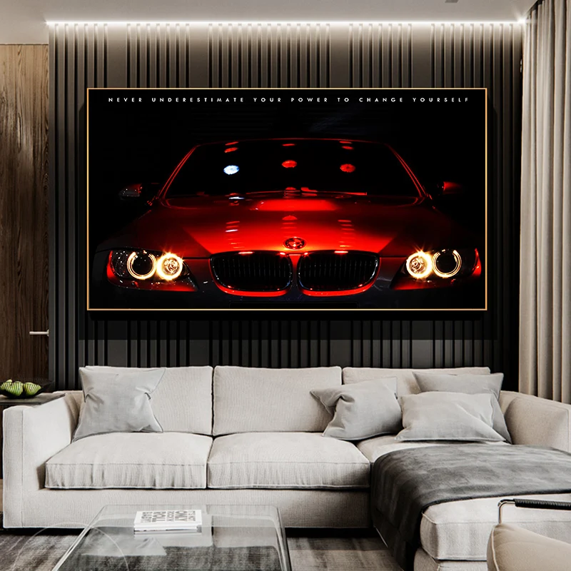 A Red BMW Poster In A Dim Scene Room Decor Aesthetic Wall Decoration Wall Art Canvas Wall Paintings Canvas Painting
A Red BMW Poster In A Dim Scene Room Decor Aesthetic Wall Decoration Wall Art Canvas Wall Paintings Canvas Painting