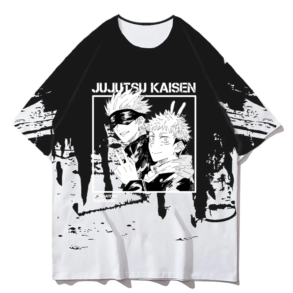Anime Jujutsu Kaisen T Shirt Oversized T-shirt Short Sleeve T-shirts Harajuku Casual Print Streetwear Men's Clothes Plus Size
Anime Jujutsu Kaisen T Shirt Oversized T-shirt Short Sleeve T-shirts Harajuku Casual Print Streetwear Men's Clothes Plus Size