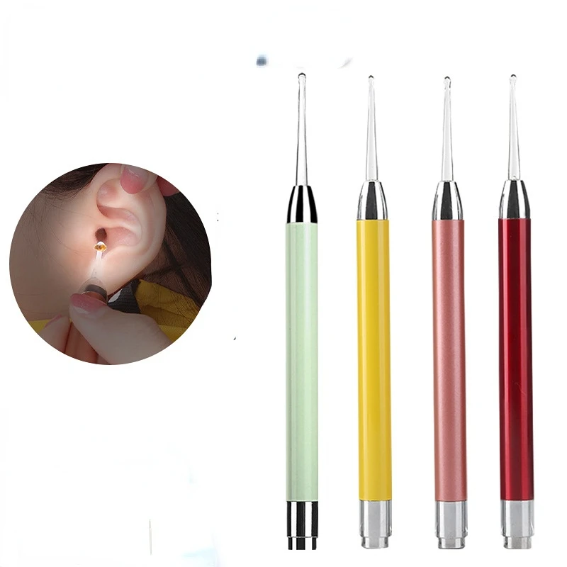 Kids Rose Gold Stainless Steel Light Ear Pick Ear Spoon Shiny Creative Children Visible Earpick Ear Cleaning Random Health Care
Kids Rose Gold Stainless Steel Light Ear Pick Ear Spoon Shiny Creative Children Visible Earpick Ear Cleaning Random Health Care