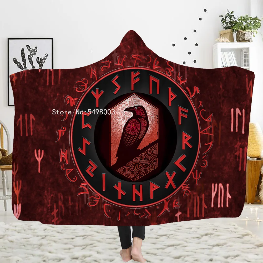 Vikings Norse Huginn & Muninn Odin's Ravens Coral Flannel Hooded Blanket Cozy Wearable Blanket Hood Poncho Hoodie Adults Kids
Vikings Norse Huginn & Muninn Odin's Ravens Coral Flannel Hooded Blanket Cozy Wearable Blanket Hood Poncho Hoodie Adults Kids