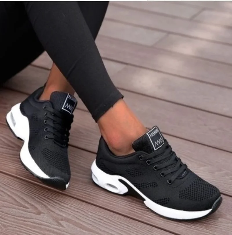 Running Shoes Women Breathable Casual Shoes Outdoor Light Weight Sports Shoes Casual Walking Platform Ladies Sneakers Black
Running Shoes Women Breathable Casual Shoes Outdoor Light Weight Sports Shoes Casual Walking Platform Ladies Sneakers Black