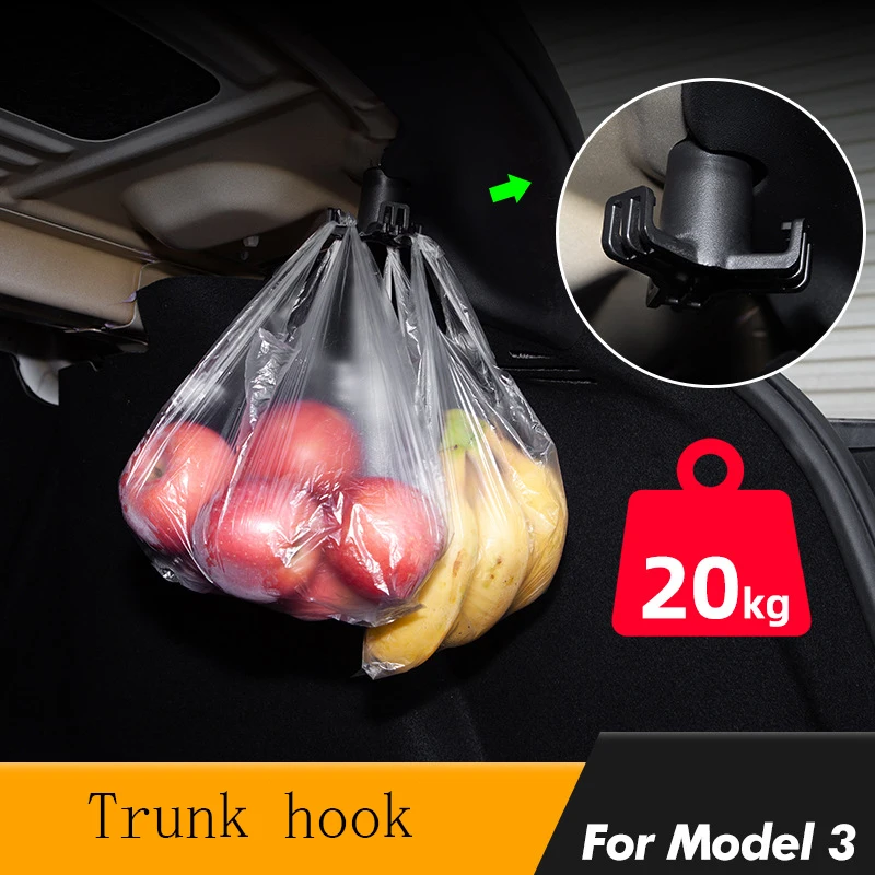 Car Accessories Trunk Hook Grocery Bag Hook Practical Durable Car Bolt Cover Mounting Holder Accessories for Tesla Model 3
Car Accessories Trunk Hook Grocery Bag Hook Practical Durable Car Bolt Cover Mounting Holder Accessories for Tesla Model 3