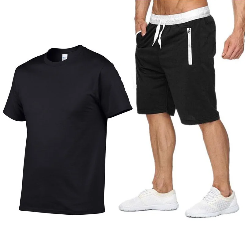 2022 Summer Brand T-shirt Sportswear Harajuku Tops Tee Funny Solid Color Short sleeve T shirt+Beach Casual Shorts Two Pieces Set
2022 Summer Brand T-shirt Sportswear Harajuku Tops Tee Funny Solid Color Short sleeve T shirt+Beach Casual Shorts Two Pieces Set