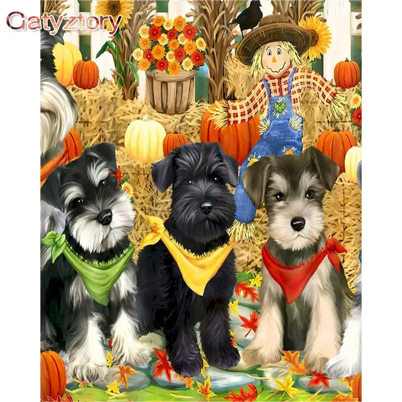 GATYZTORY Painting By Number Dogs Animal Kits Handpainted Picture By Number Scenery Drawing On Canvas Home Decoration DIY Gift
GATYZTORY Painting By Number Dogs Animal Kits Handpainted Picture By Number Scenery Drawing On Canvas Home Decoration DIY Gift