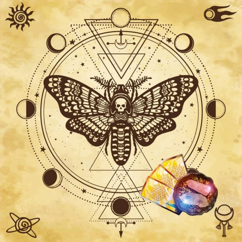 Divinations Cards Table Cloth Tapestry Skull Moon Phases Tarot Tablecloth Astrologys Witchcraft Deck Cloth
Divinations Cards Table Cloth Tapestry Skull Moon Phases Tarot Tablecloth Astrologys Witchcraft Deck Cloth