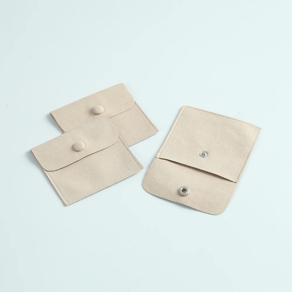 20 Beige Jewelry Pouch Chic Snap Button Bags Microfiber Envelope Bags for Ring Brooch Wedding Christmas Gift Packaging Can Print
20 Beige Jewelry Pouch Chic Snap Button Bags Microfiber Envelope Bags for Ring Brooch Wedding Christmas Gift Packaging Can Print