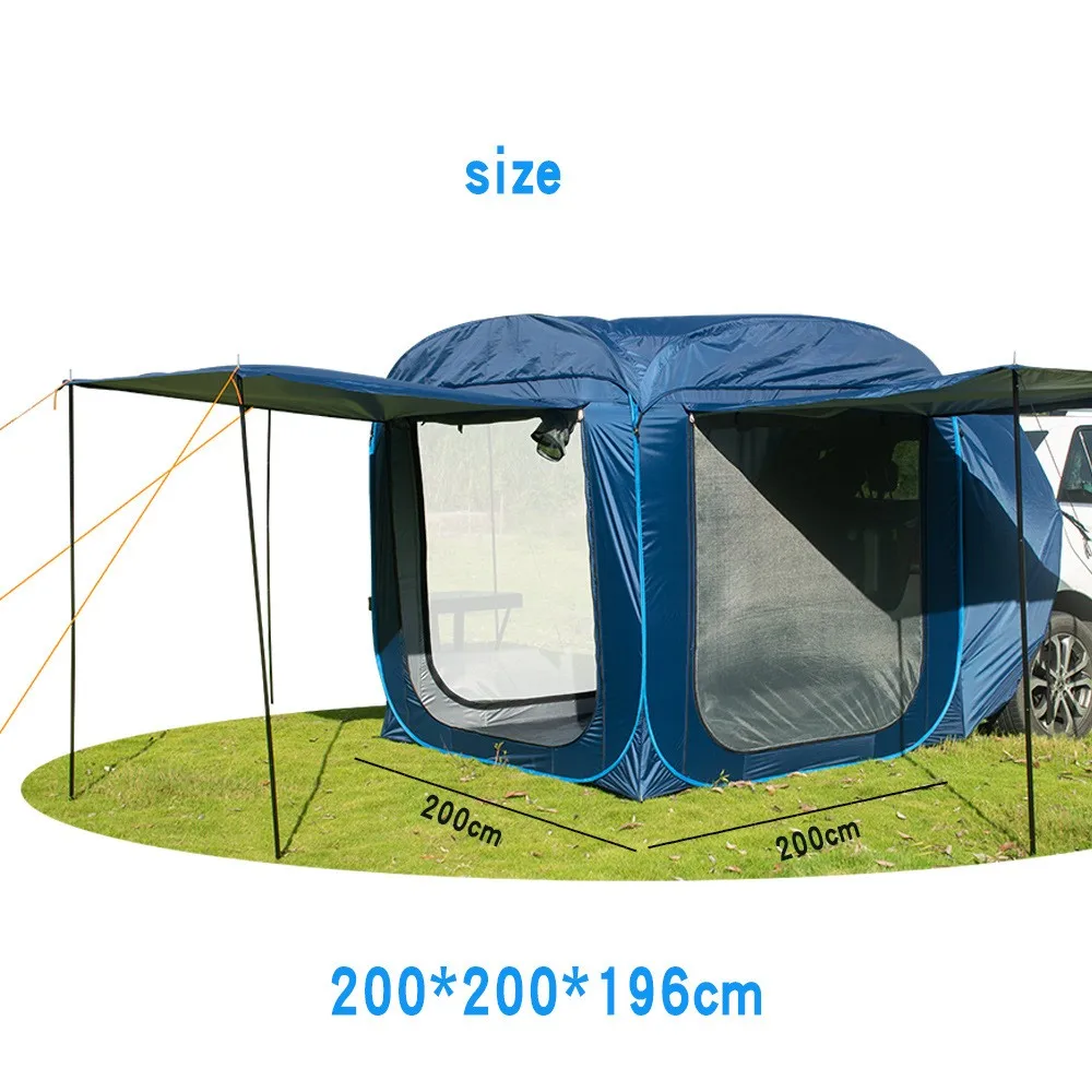 POP UP SUV Car tailgate tent Outdoor Sun Shelter Waterproof Rainfly Camping Truck rear Tent
POP UP SUV Car tailgate tent Outdoor Sun Shelter Waterproof Rainfly Camping Truck rear Tent